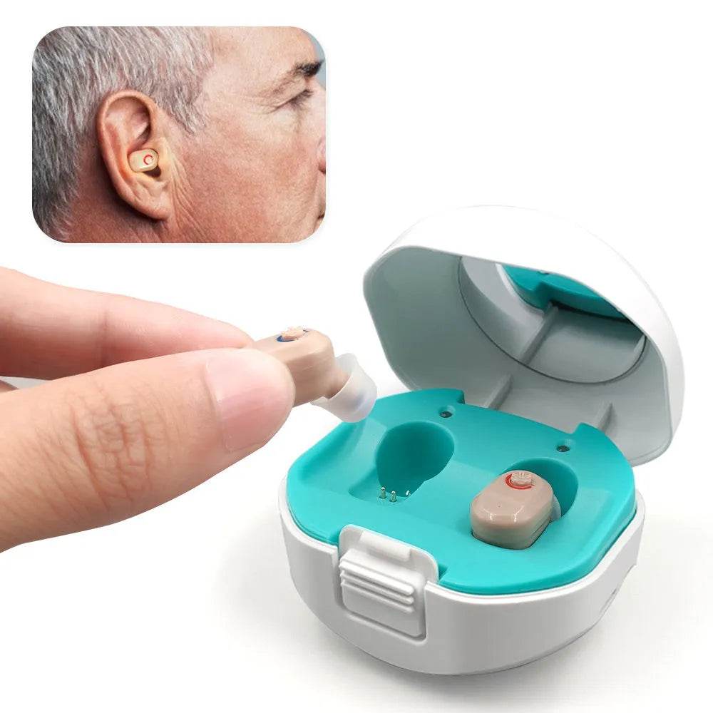 Rechargeable invisible hearing aid - discount hearing solutions