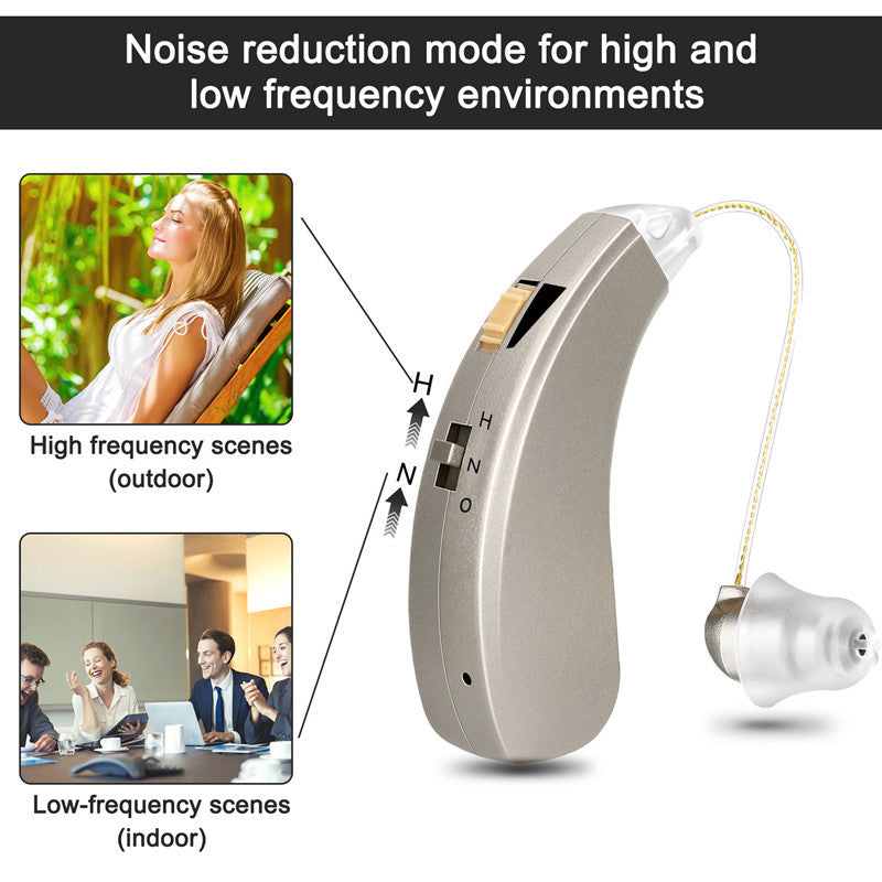 Rechargeable BTE Hearing Aids for Seniors