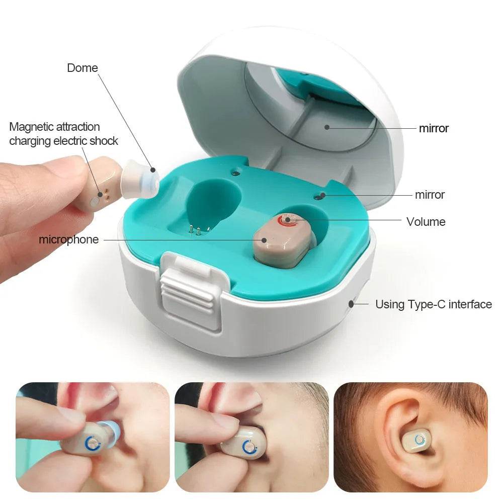 Rechargeable invisible hearing aid - discount hearing solutions