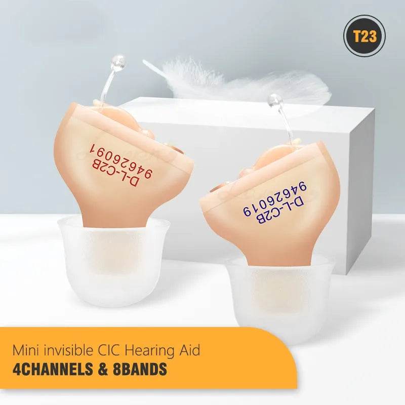Mini Invisible CIC Hearing Aid T23 - discount hearing solutions