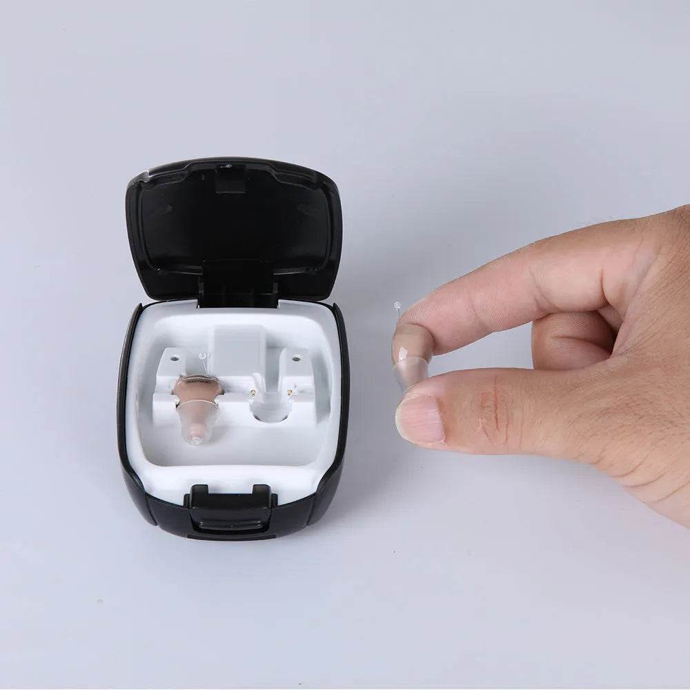 Rechargeable Hearing Aid CIC (completely In-Ear Canal) - discount hearing solutions