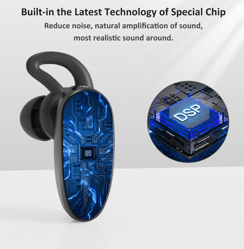 PS601D  Digital Hearing Aid with Dual-ear Microphones Professional Audio Hearing Aid Noise Reductio-2