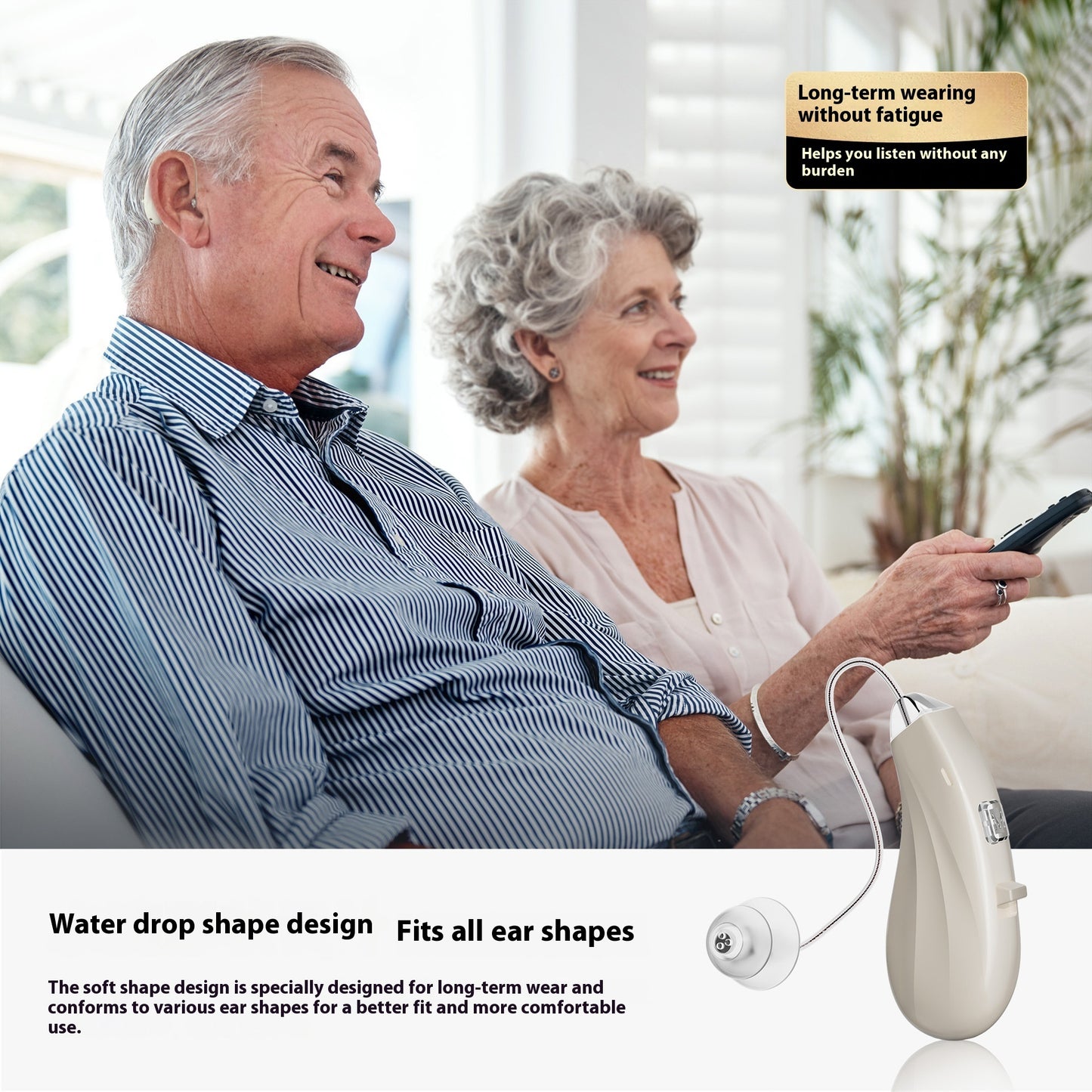 Over-the Ear Hearing Aid rechargeable