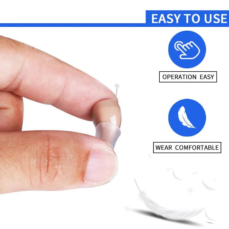 Rechargeable Hearing Aid CIC (completely In-Ear Canal) - discount hearing solutions
