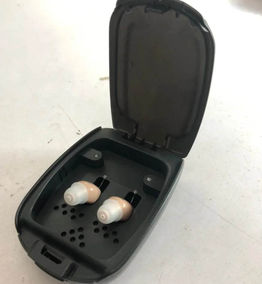 Rechargeable Hearing Aid CIC (completely In-Ear Canal) - discount hearing solutions