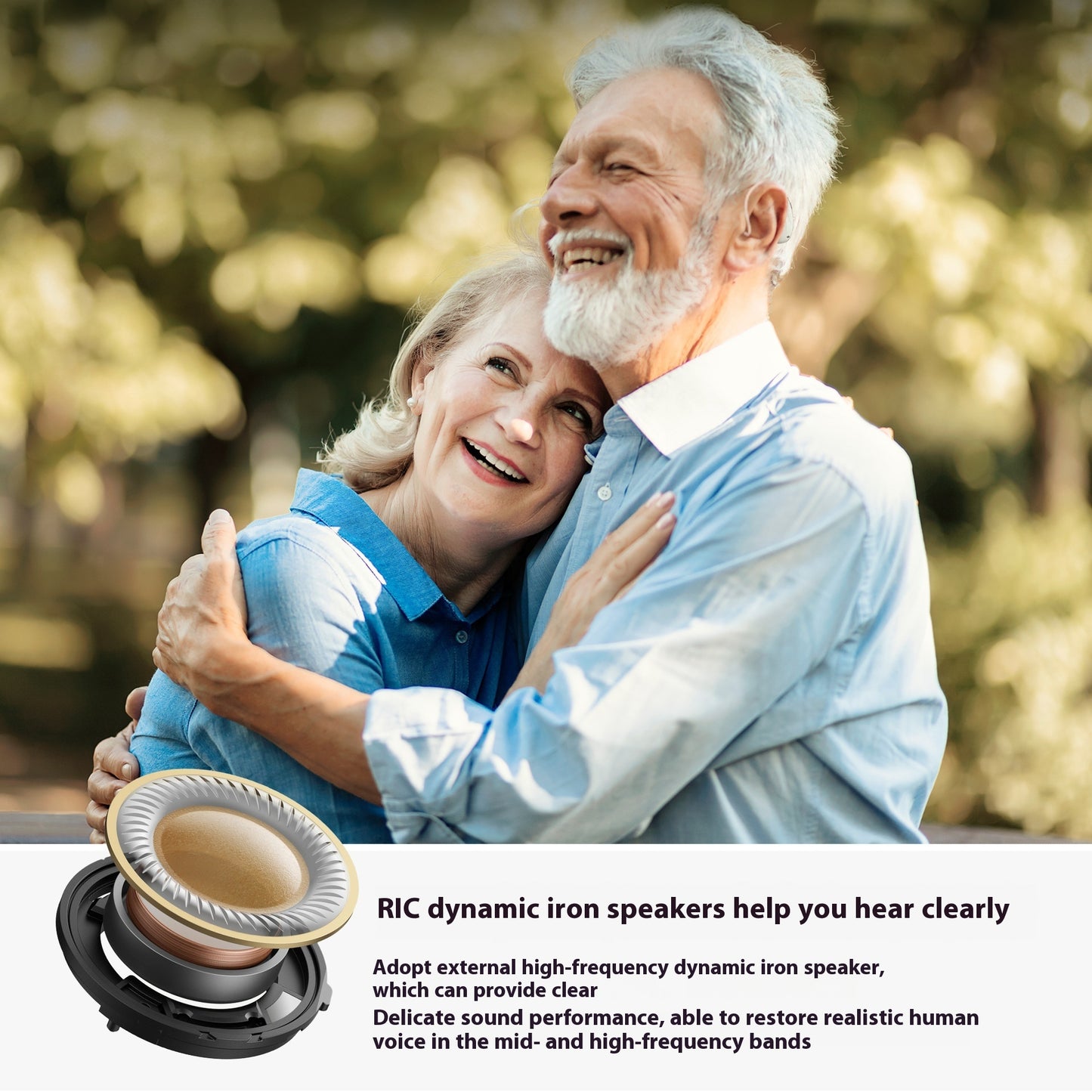 Over-the Ear Hearing Aid rechargeable