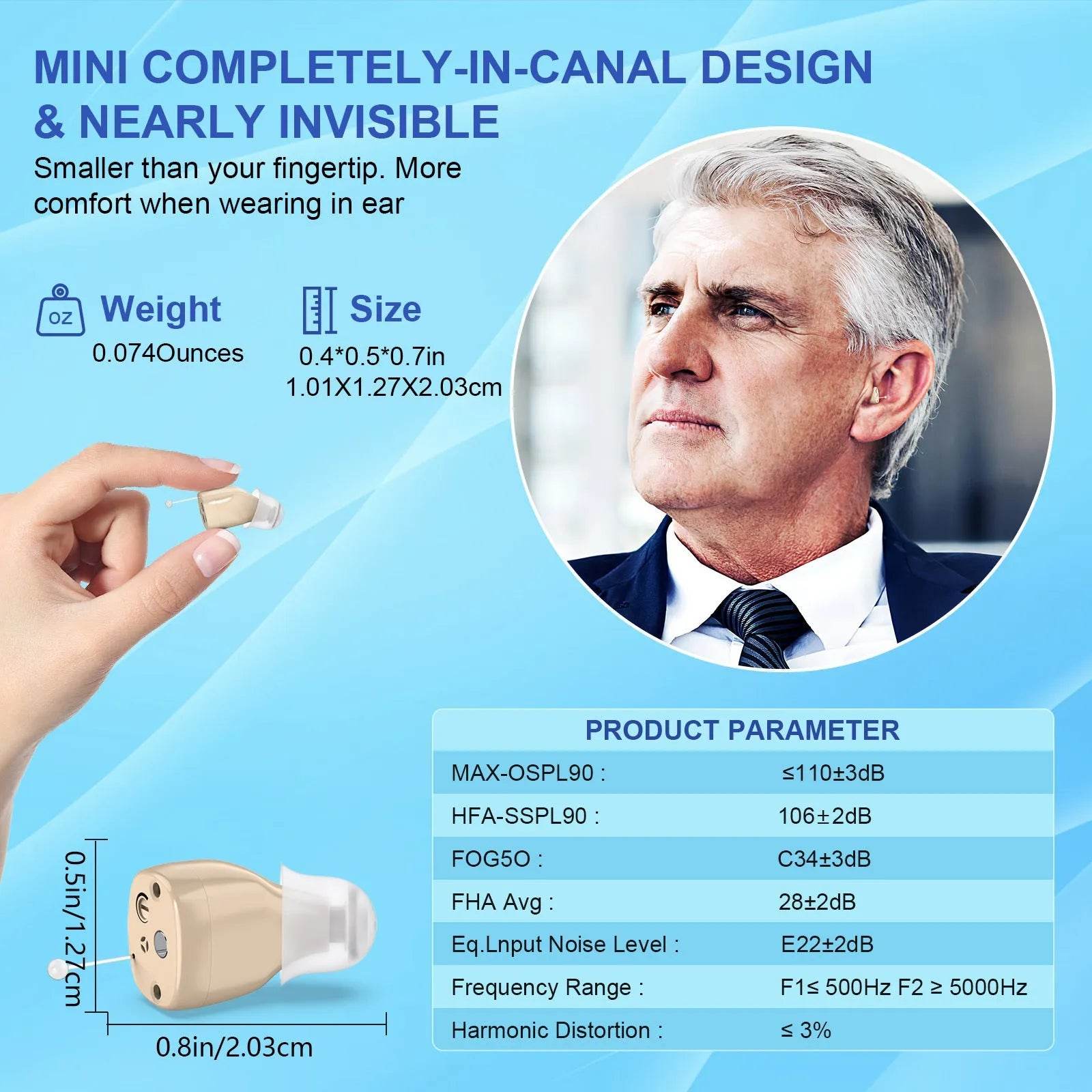 Rechargeable Noise Reducing Hearing aids - discount hearing solutions