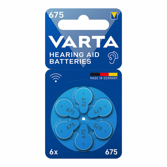 Hearing aid battery Varta Hearing Aid 675 PR44 6 Units-0