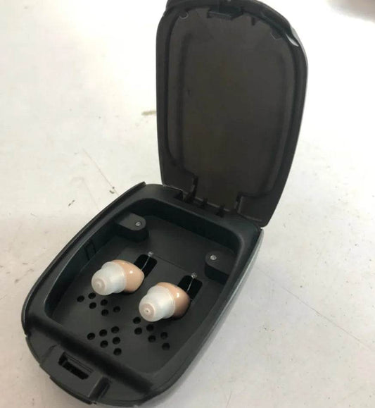 Rechargeable Hearing Aid CIC (completely In-Ear Canal) - discount hearing solutions